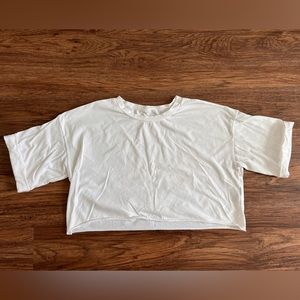 White Crop top